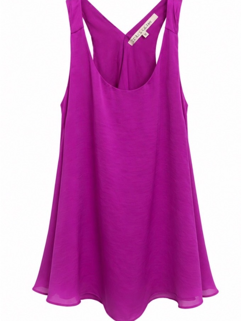 Rachel Roy Fuchsia Sleeveless Swing Tank Top